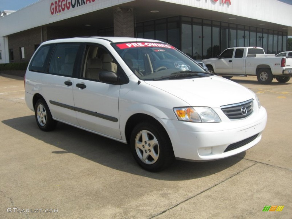 2001 MPV DX - Pure White / Beige photo #1