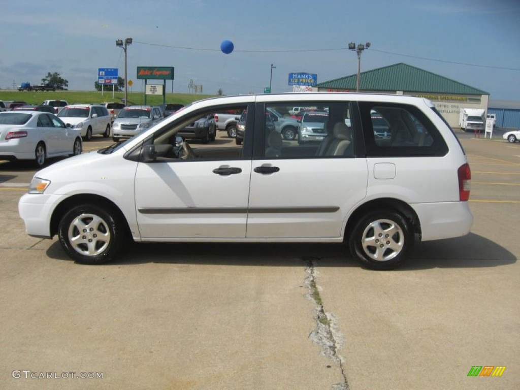 Pure White 2001 Mazda MPV DX Exterior Photo #51125877