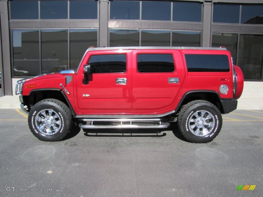 2006 H2 SUV - Victory Red / Ebony photo #2