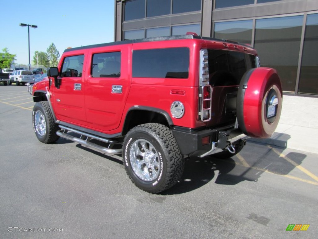 2006 H2 SUV - Victory Red / Ebony photo #36
