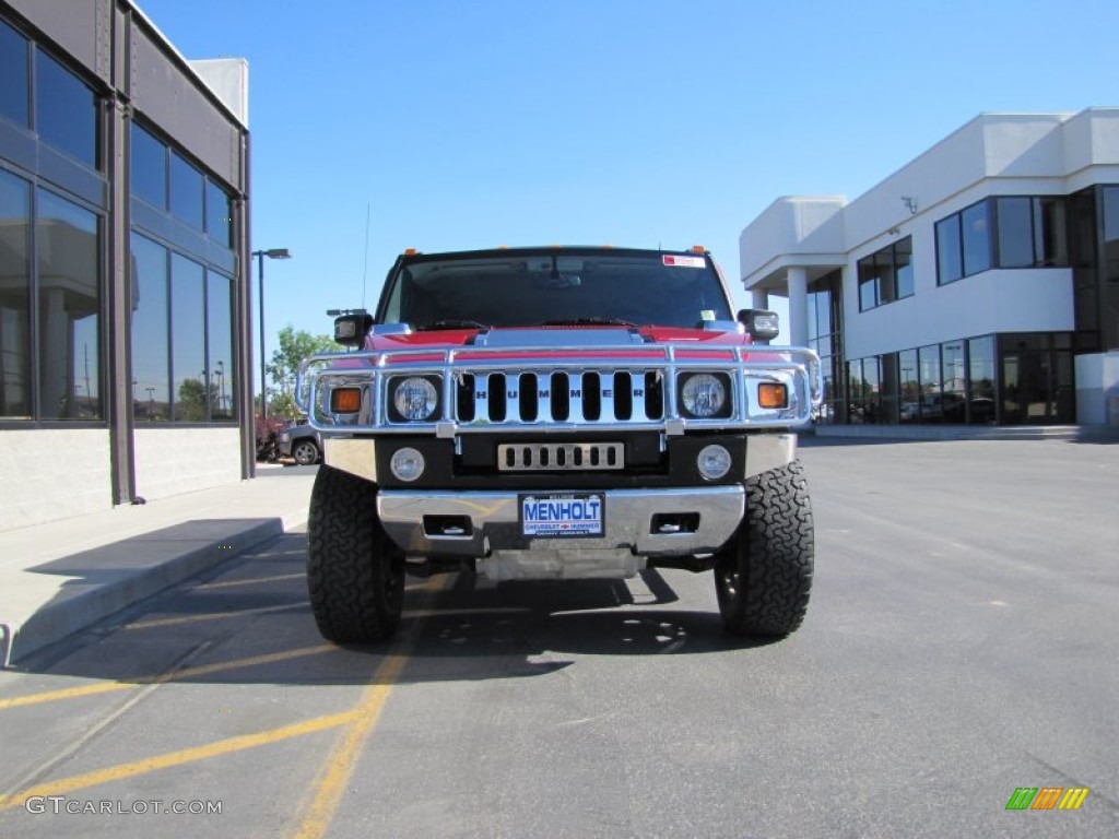 2006 H2 SUV - Victory Red / Ebony photo #39