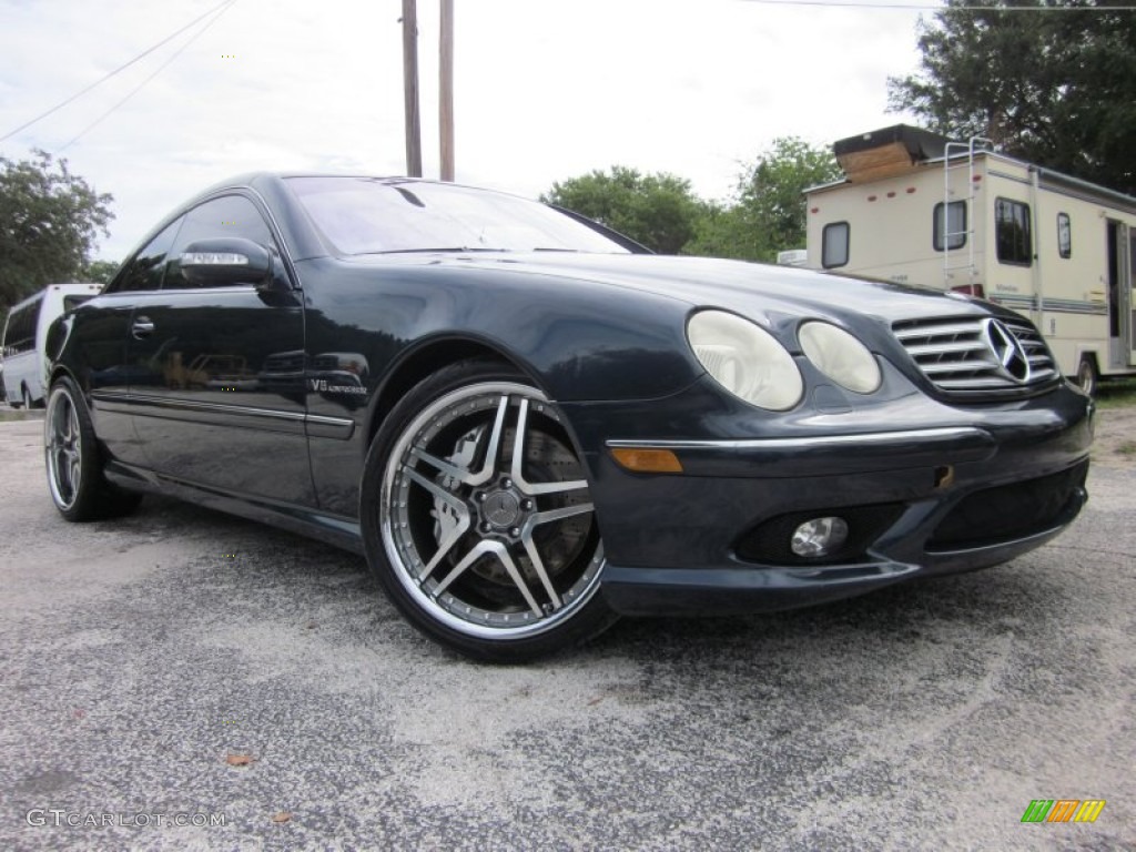 2003 CL 55 AMG - Black Opal Metallic / Charcoal photo #5