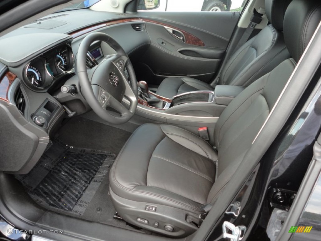 Ebony Interior 2011 Buick LaCrosse CXL AWD Photo #51129315