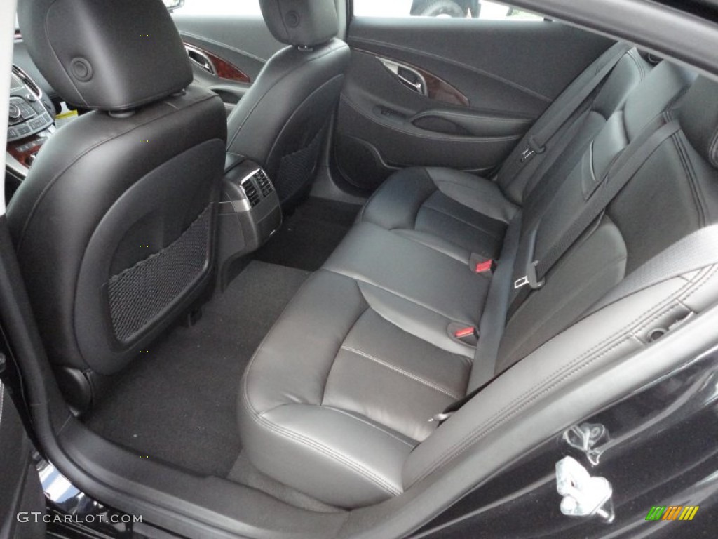 Ebony Interior 2011 Buick LaCrosse CXL AWD Photo #51129348