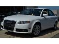 2008 Ibis White Audi A4 2.0T quattro S-Line Sedan  photo #1