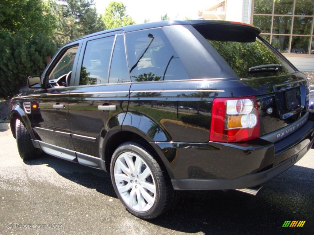 2008 Range Rover Sport Supercharged - Buckingham Blue Metallic / Ivory photo #4