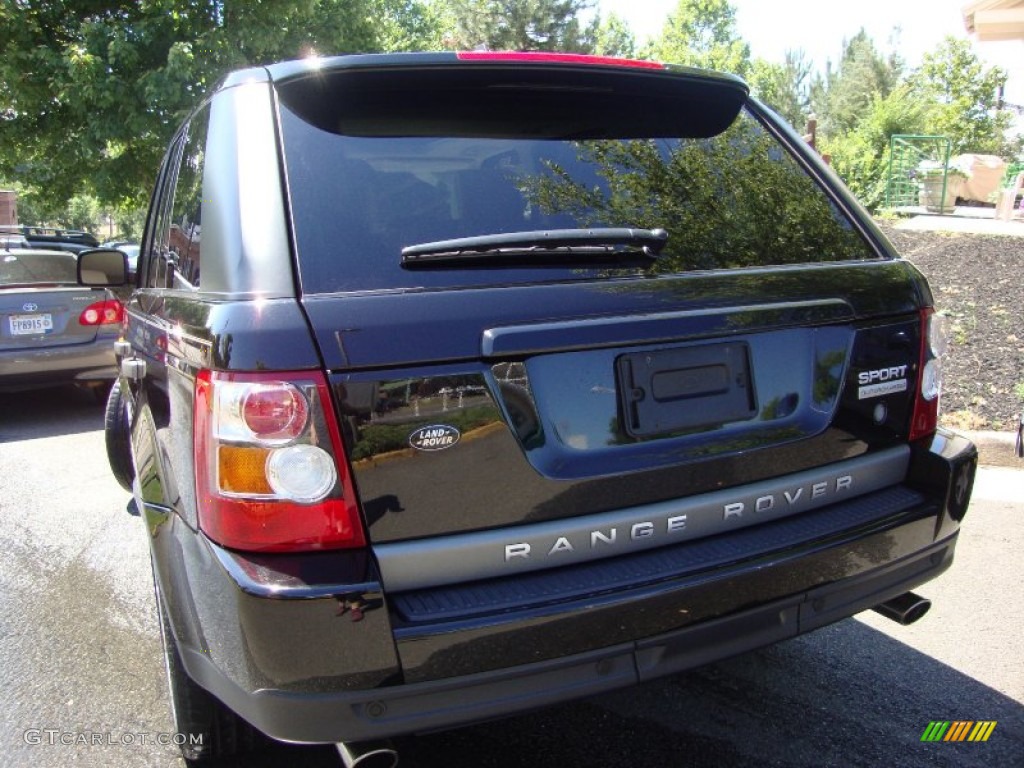 2008 Range Rover Sport Supercharged - Buckingham Blue Metallic / Ivory photo #5