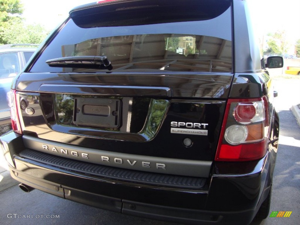 2008 Range Rover Sport Supercharged - Buckingham Blue Metallic / Ivory photo #8