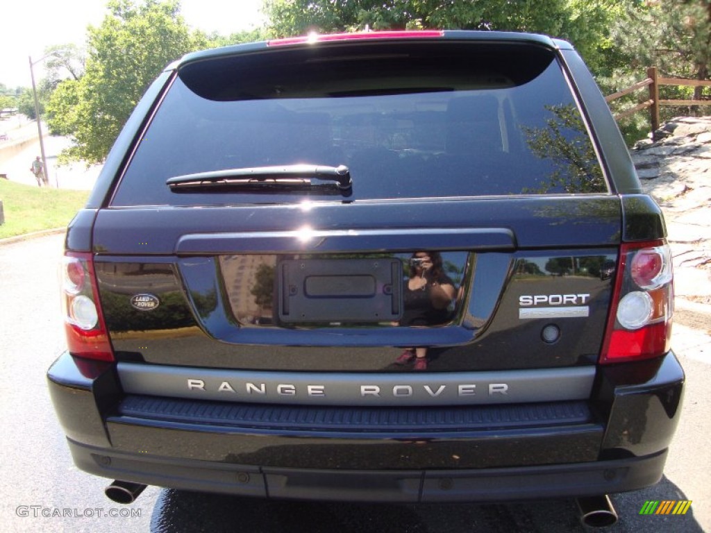 2008 Range Rover Sport Supercharged - Buckingham Blue Metallic / Ivory photo #9