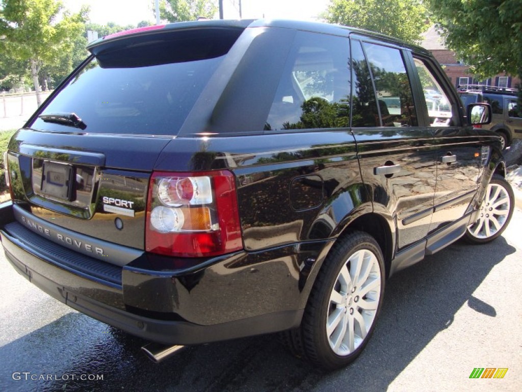 2008 Range Rover Sport Supercharged - Buckingham Blue Metallic / Ivory photo #10