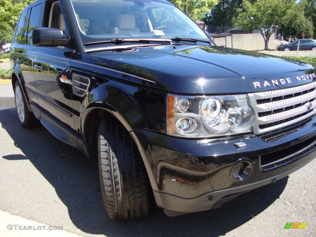 2008 Range Rover Sport Supercharged - Buckingham Blue Metallic / Ivory photo #11