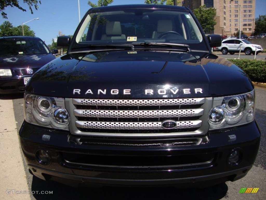 2008 Range Rover Sport Supercharged - Buckingham Blue Metallic / Ivory photo #13