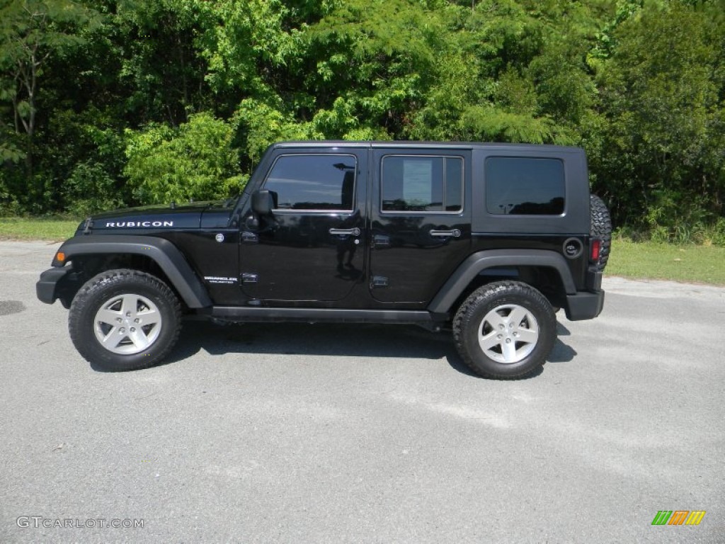 Black 2009 Jeep Wrangler Unlimited Rubicon 4x4 Exterior Photo #51131511
