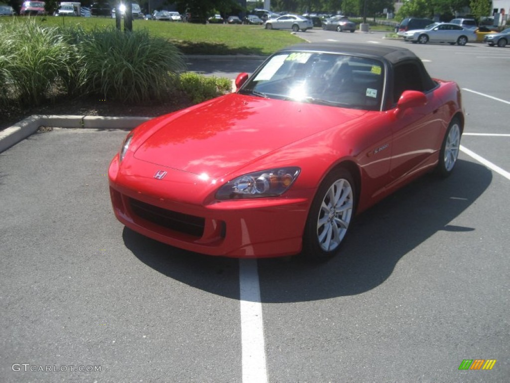 2007 S2000 Roadster - New Formula Red / Black photo #1