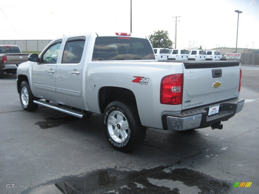 2011 Silverado 1500 LTZ Crew Cab 4x4 - Sheer Silver Metallic / Light Titanium/Dark Titanium photo #7