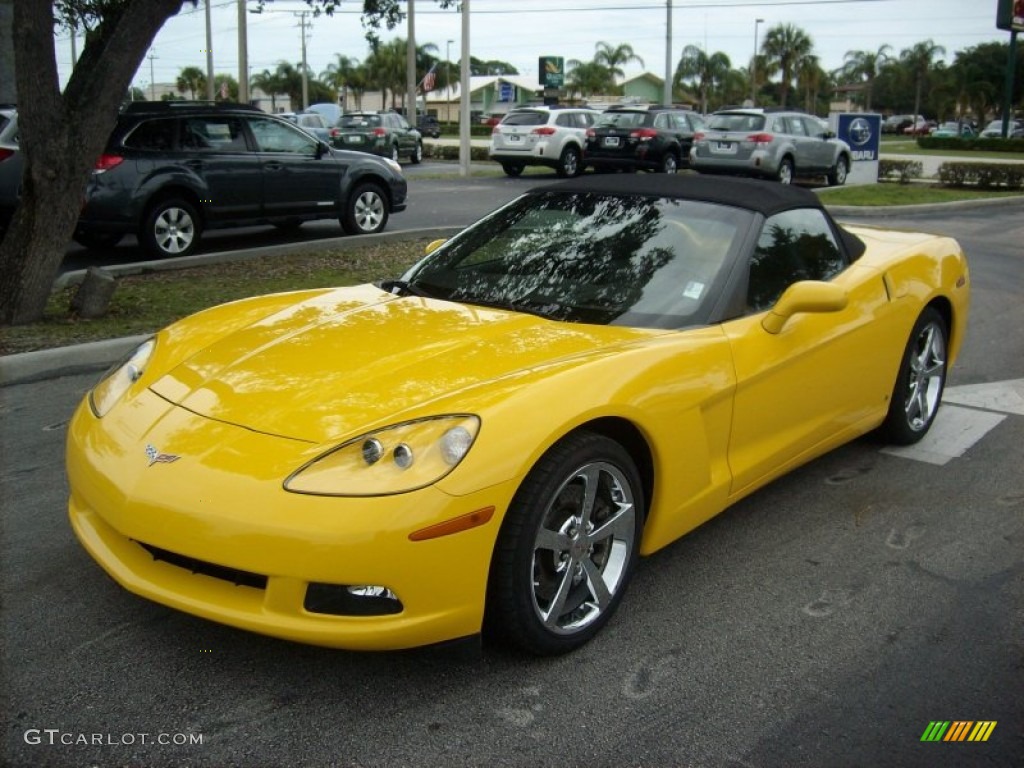 Velocity Yellow Chevrolet Corvette