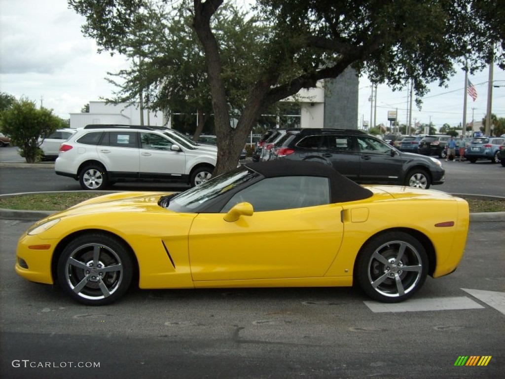Velocity Yellow 2008 Chevrolet Corvette Convertible Exterior Photo #51135032