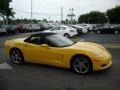 2008 Velocity Yellow Chevrolet Corvette Convertible  photo #6