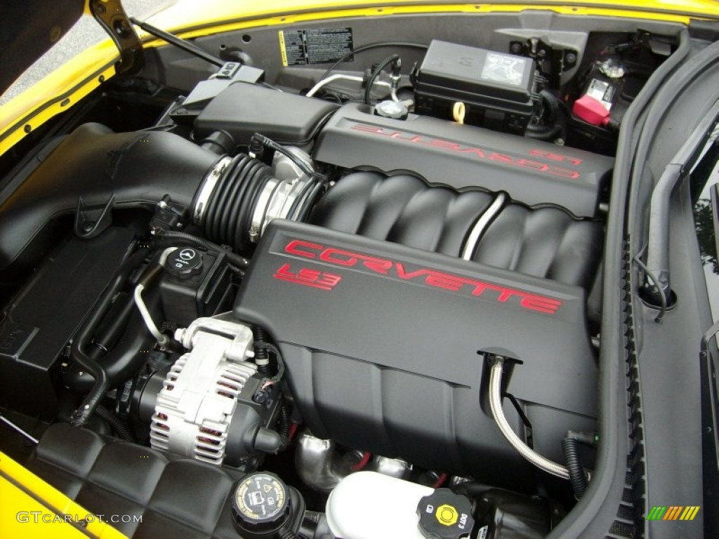 2008 Chevrolet Corvette Convertible 6.2 Liter OHV 16-Valve LS3 V8 Engine Photo #51135125