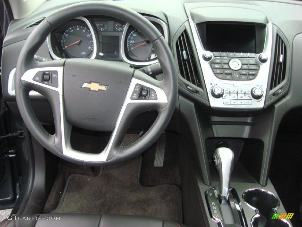 2010 Chevrolet Equinox LTZ AWD Jet Black Dashboard Photo #51136193