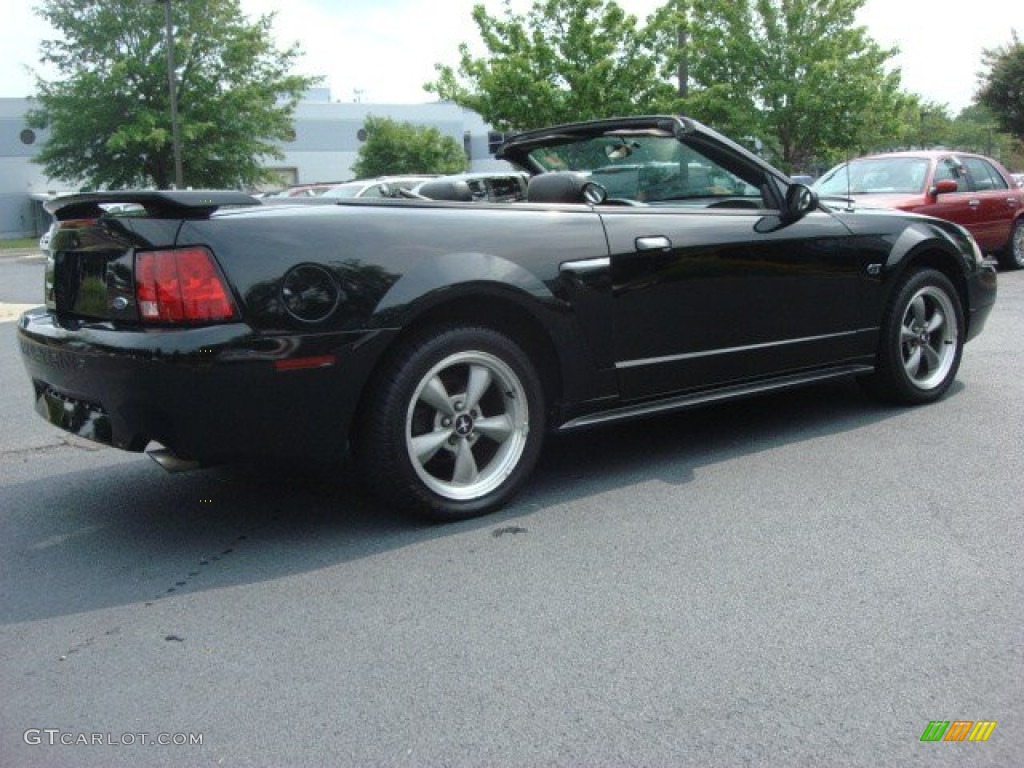 2002 Mustang GT Convertible - Black / Dark Charcoal photo #5