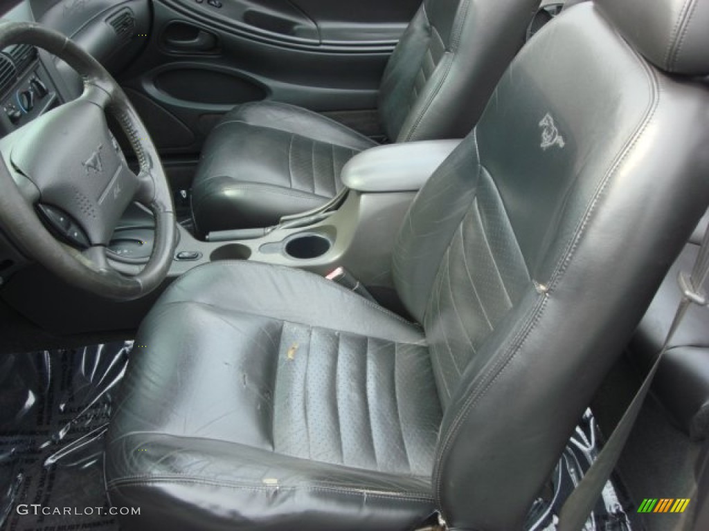 2002 Mustang GT Convertible - Black / Dark Charcoal photo #9