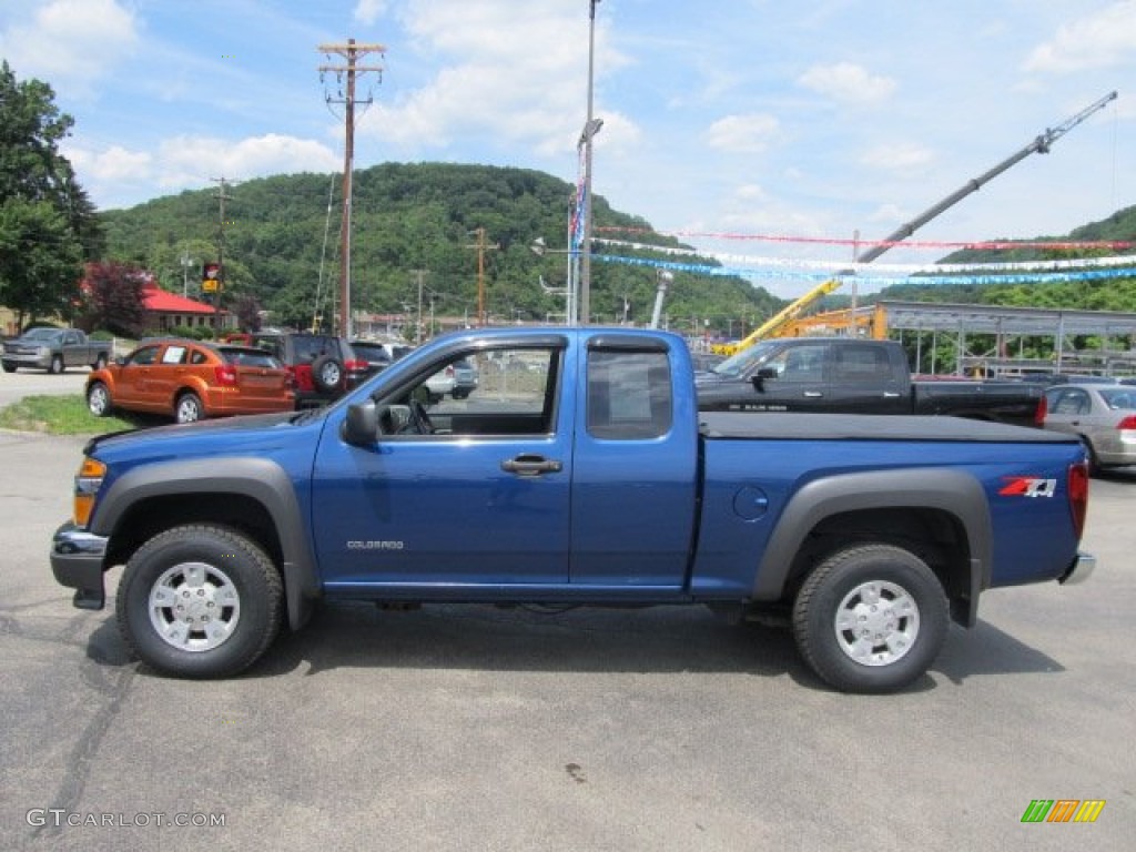 Superior Blue Metallic 2005 Chevrolet Colorado Z71 Extended Cab 4x4 Exterior Photo #51136967