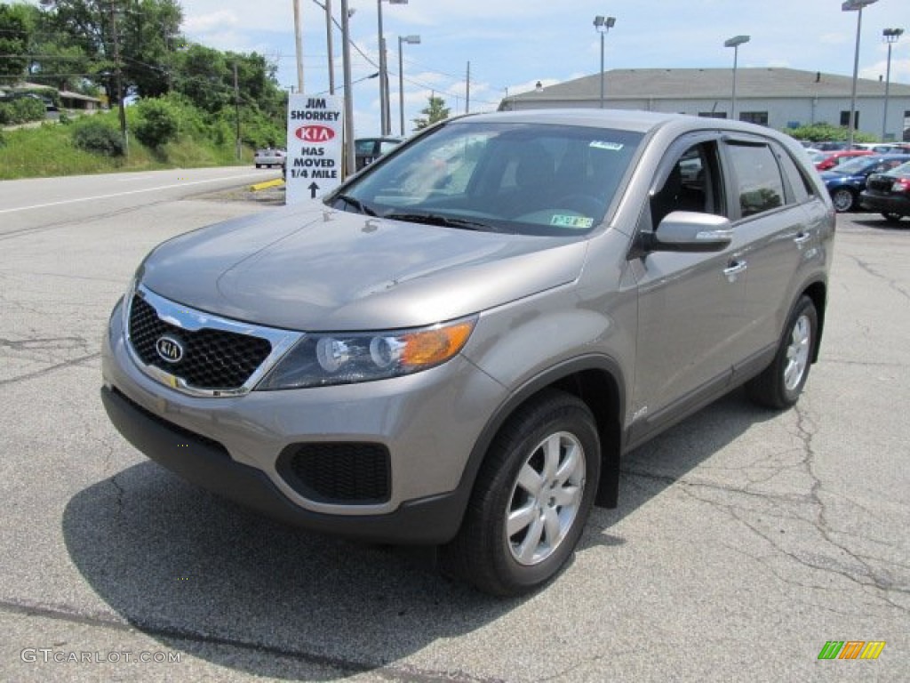 2011 Sorento LX AWD - Titanium Silver / Gray photo #6