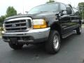 2000 Black Ford F250 Super Duty Lariat Extended Cab 4x4  photo #1
