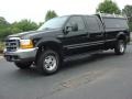 2000 Black Ford F250 Super Duty Lariat Extended Cab 4x4  photo #2