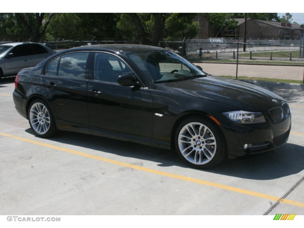 2011 3 Series 335d Sedan - Jet Black / Black photo #4
