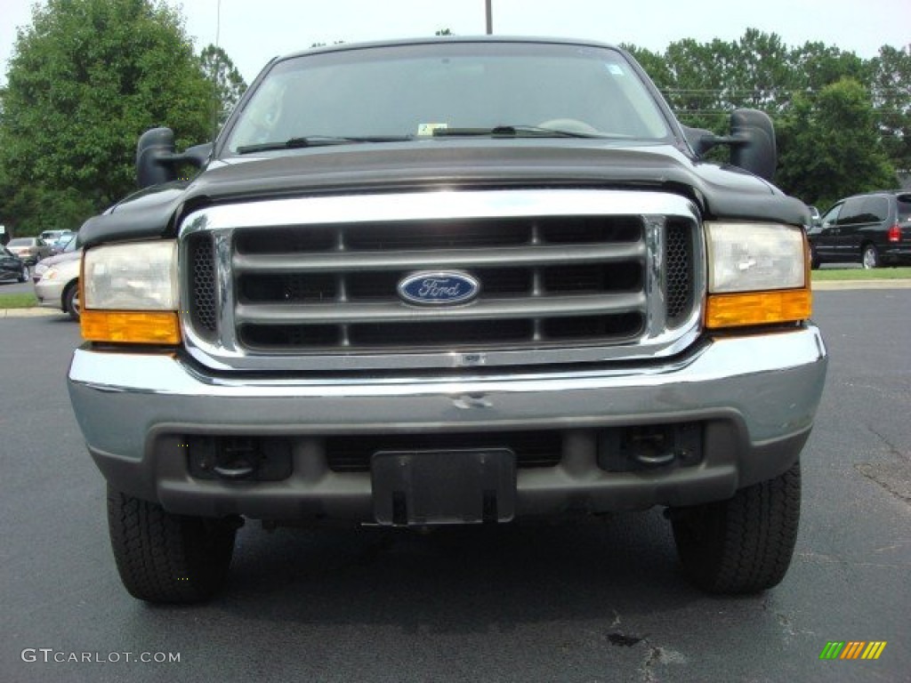 2000 F250 Super Duty Lariat Extended Cab 4x4 - Black / Medium Graphite photo #9