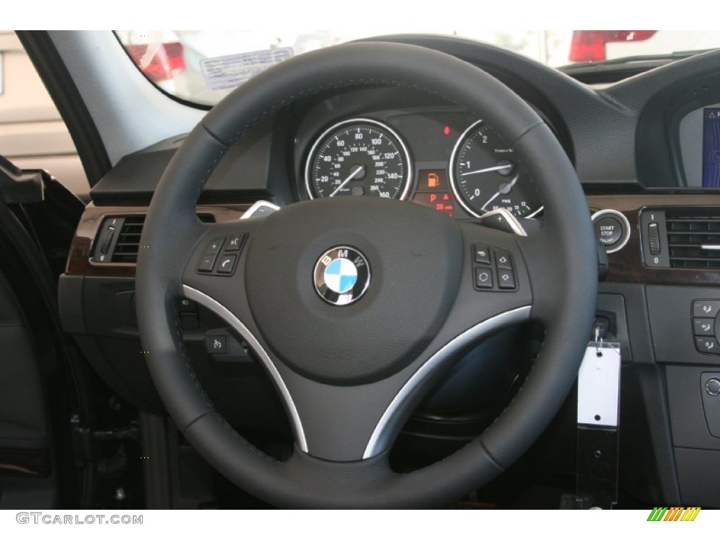 2011 3 Series 335d Sedan - Jet Black / Black photo #10