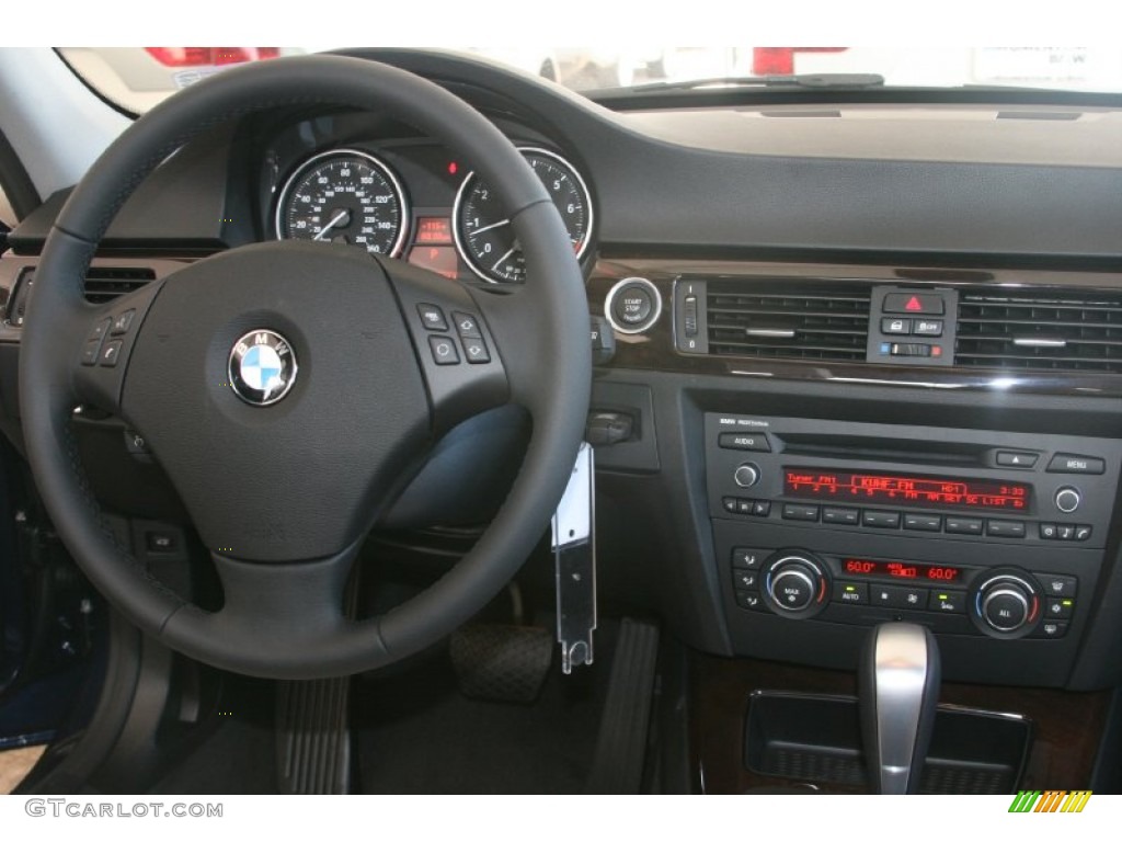2011 3 Series 328i Sedan - Deep Sea Blue Metallic / Oyster/Black Dakota Leather photo #9