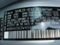 1998 Mercedes-Benz C 230 Info Tag
