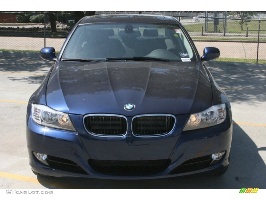 2011 3 Series 328i Sedan - Deep Sea Blue Metallic / Black Dakota Leather photo #2