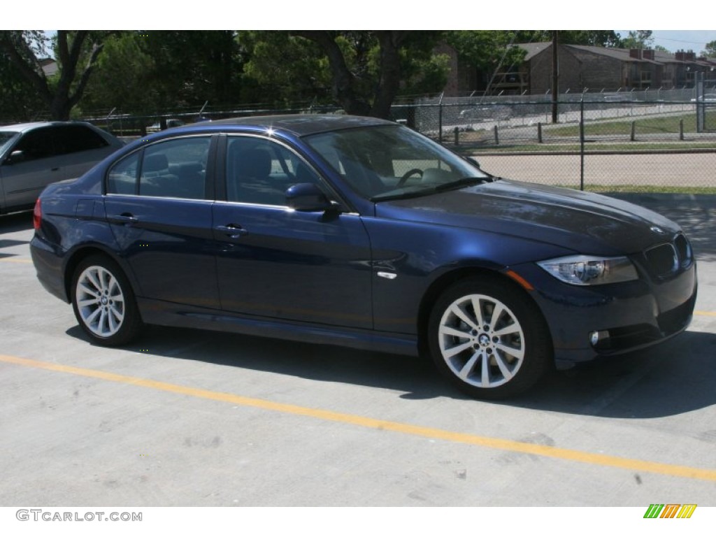 2011 3 Series 328i Sedan - Deep Sea Blue Metallic / Black Dakota Leather photo #4