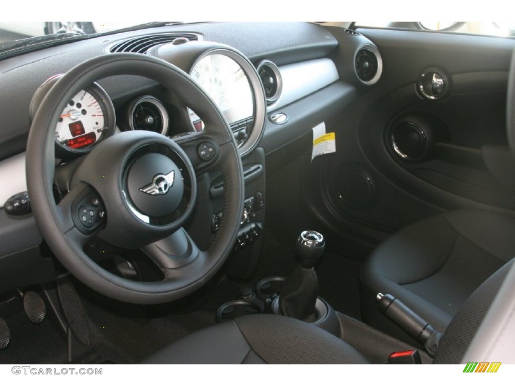 2011 Cooper Hardtop - Velvet Silver Metallic / Carbon Black photo #11