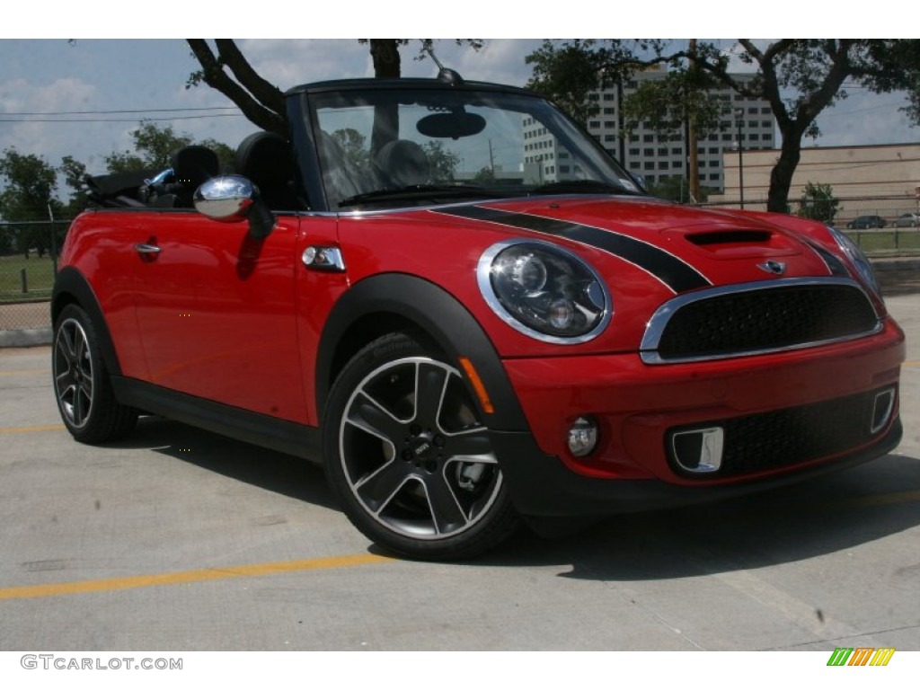 2011 Cooper S Convertible - Chili Red / Carbon Black photo #1