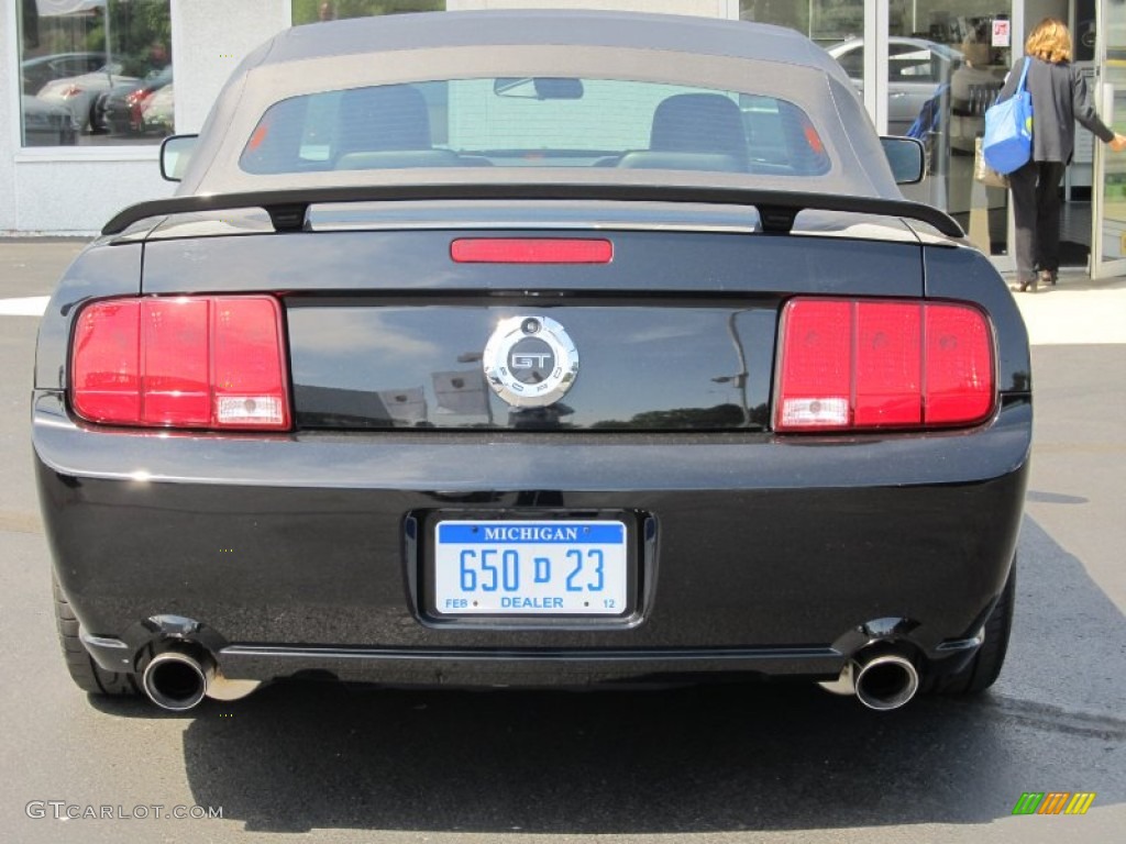 2006 Mustang GT Premium Convertible - Black / Dark Charcoal photo #4
