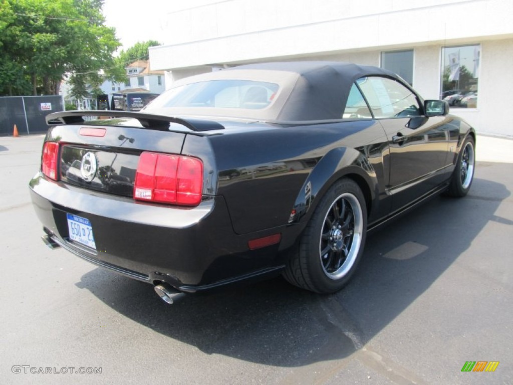 2006 Mustang GT Premium Convertible - Black / Dark Charcoal photo #5