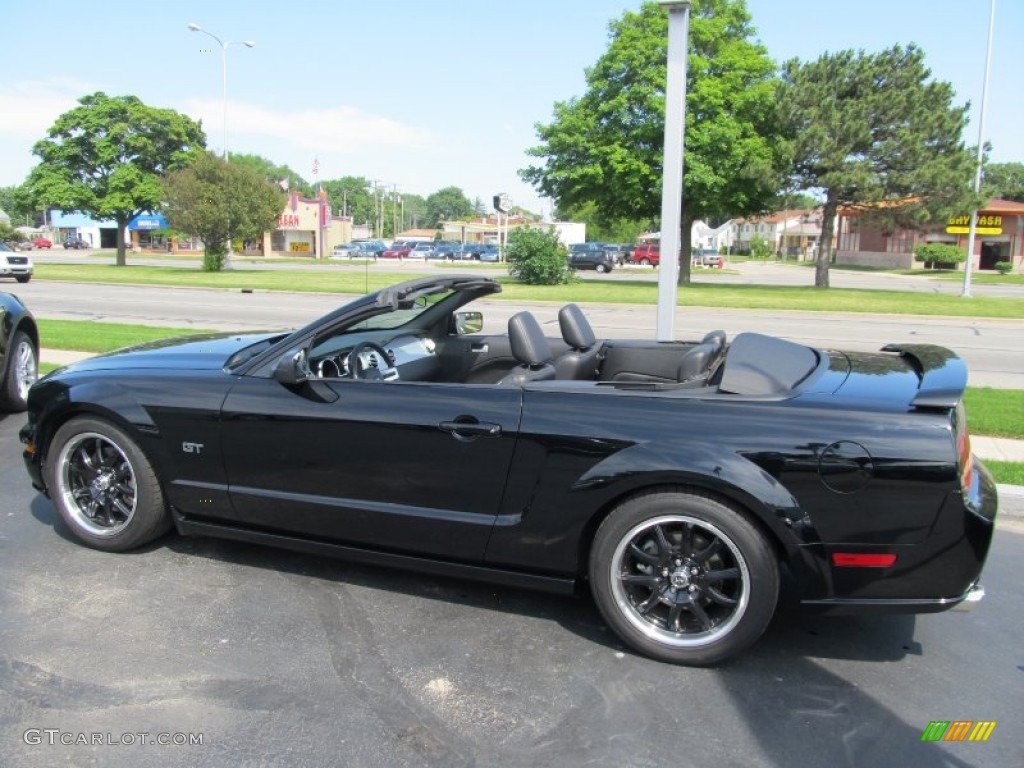 2006 Mustang GT Premium Convertible - Black / Dark Charcoal photo #14