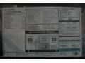 2011 Mini Cooper John Cooper Works Hardtop Window Sticker
