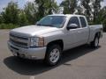 Sheer Silver Metallic - Silverado 1500 LT Extended Cab Photo No. 1