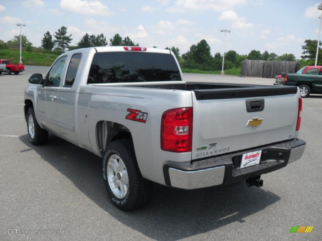 2011 Silverado 1500 LT Extended Cab - Sheer Silver Metallic / Ebony photo #2