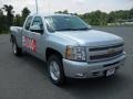 2011 Sheer Silver Metallic Chevrolet Silverado 1500 LT Extended Cab  photo #4