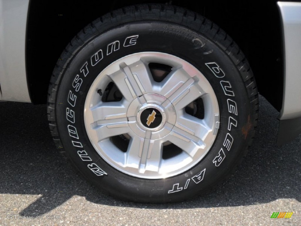 2011 Silverado 1500 LT Extended Cab - Sheer Silver Metallic / Ebony photo #23