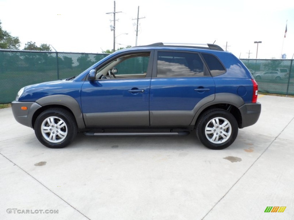 Nautical Blue 2008 Hyundai Tucson SE Exterior Photo #51146021