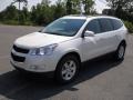 2011 White Diamond Tricoat Chevrolet Traverse LT  photo #1