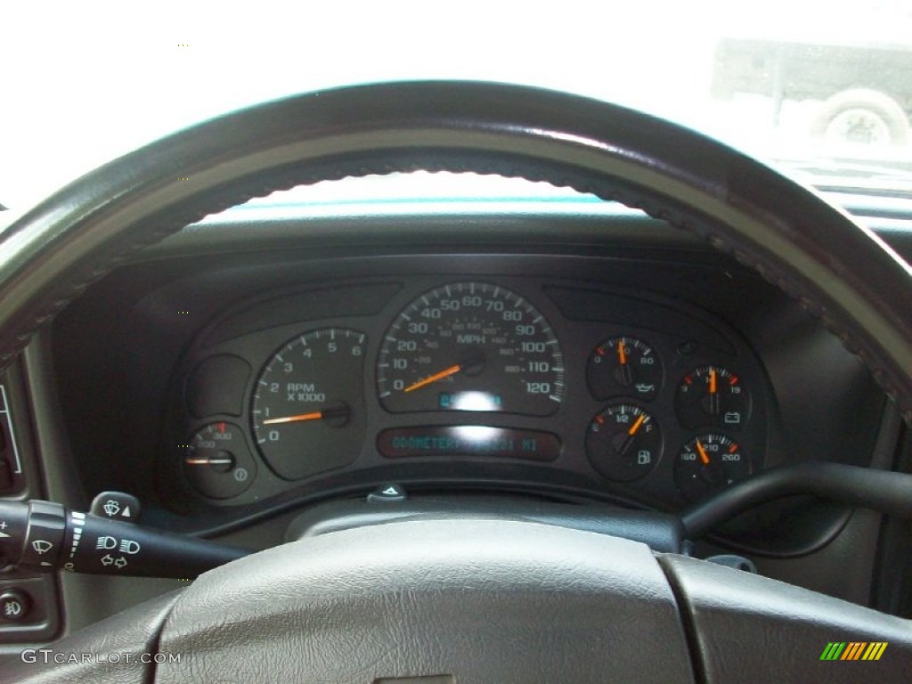 2005 Silverado 2500HD LS Extended Cab 4x4 - Black / Dark Charcoal photo #15